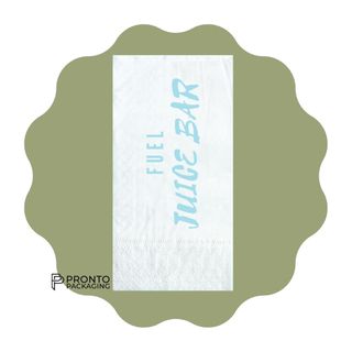 Custom Napkin 2Ply Luncheon White GT Fold 1 Colour