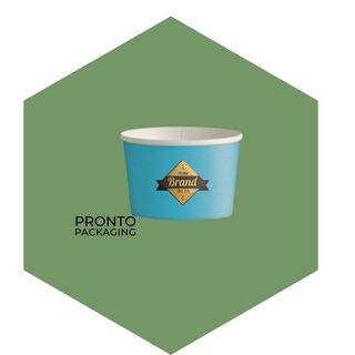 Custom Printed 2oz Ice Cream Cup - 3 colour