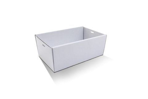 Small White Catering Tray (255 x 155 x 80mm) (Qty: 50)