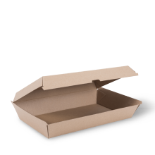 Brown Kraft Cardboard  Family Pack Clam