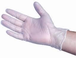 Small Gloves Clear Powd-Free