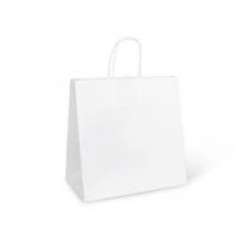 White Uber Paper Bag With Twist Handle (305 x 305 x 175mm) (Qty: 250)