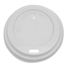 White Sipper Lid To Suit  90mm Cups