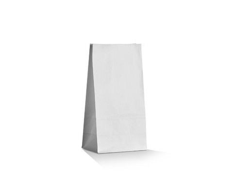 Paper Bag SOS #4 White (127 x 77 x 235mm) (Qty: 2000)