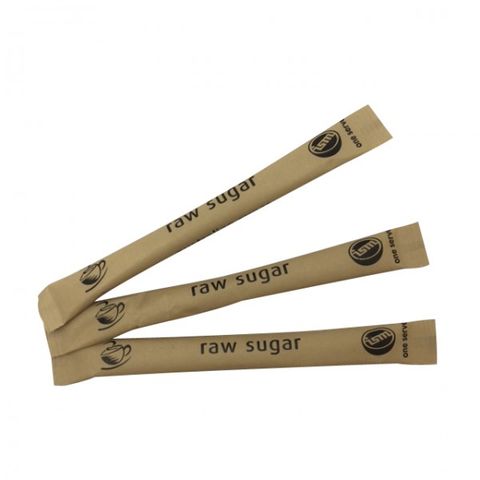 Raw Sugar Sticks (3g Dose) (Qty: 2000)