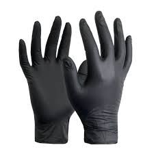Black Nitrile Gloves Large (Qty: 100)