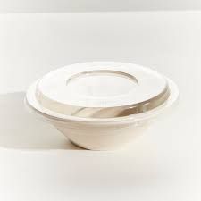 32oz Natural Sugarcane Bowl (195mm x 48mm) (Qty: 400)