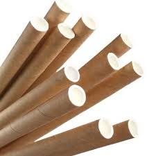 3Ply Kraft Jumbo Paper Straws (197mm L x 10mm) (Qty: 2500)