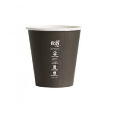 6oz Truly Eco Black Coffee Cup (80mm Diameter) (Qty: 1000)