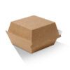 Brown/White Burger Box (102 x 105 x 80mm) (Qty: 500)