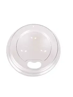 90mm Clear Dome Sipper Strawless Lid (Qty: 1000)
