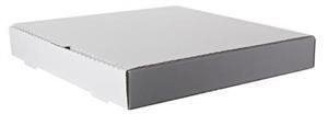 13" Plain White Pizza Box (Qty: 75)