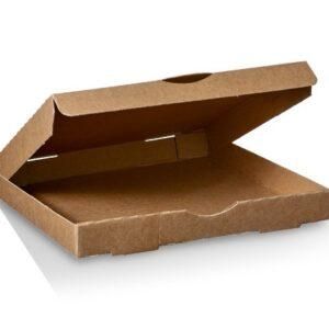 13" Plain Brown Pizza Box (Qty: 100)