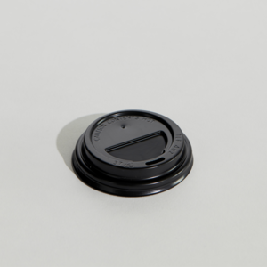 62mm PS Black Espresso Coffee Lids (Qty: 50)