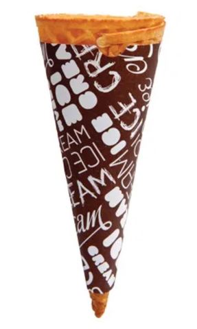 Brown Printed Ice Cream Cone Sleeve Size 2 (Qty 3200)