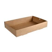 Brown Kraft Catering Tray Small - 255 x 155 x 50mm