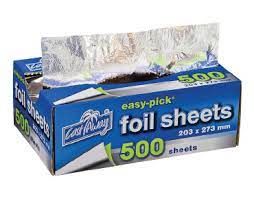 Medium Foil Sheets (203 x 273mm) (Qty: 500)