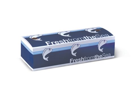 Small Seafood Snack Box 245 x 90 x 63mm (Qty:50)