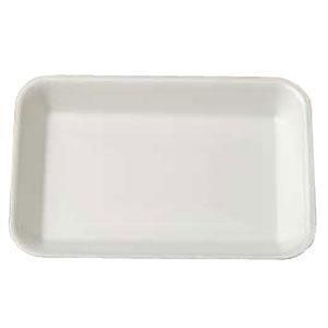 7" x 5" Flat White Foam Tray (Qty: 500)