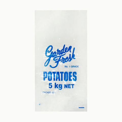 5kg Potato Bag Blue Print (Qty: 1000) (540 x 280mm)