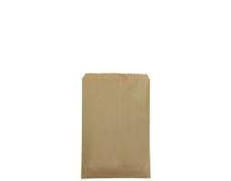 Paper Bag 2 Flat Brown (245 x 165mm) (Qty: 500)