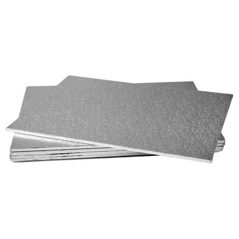 Silver Rectangle Boards 150 x 345mm (Qty: 50)