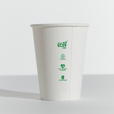 10oz Truly Eco White Cup 80mm Diameter(Qty:1000)