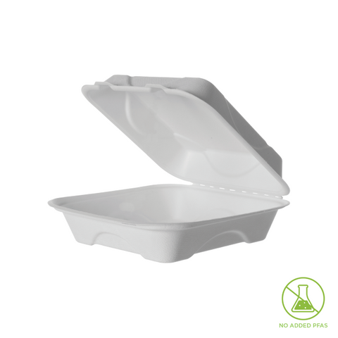 Eco - Products Medium Dinner Clam 8x8x3 Size:203 x 203 x 76(Qty:200)