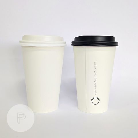 Aqueous 16oz Coffee Cup White(Qty:1000)