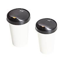 12oz (90mm) Paper sipper lid (TE) - Black(Qty:1000)