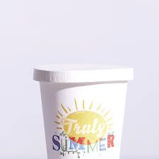 Paper Lid To Suit 12,16,22,24 Milkshake Cups(Qty:1000)(Size:90mm)