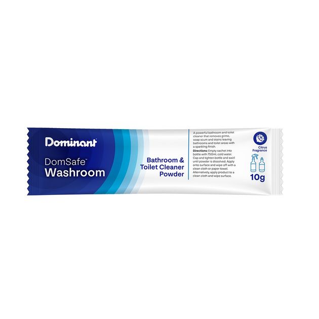 Concentrated Powdered Bathroom & Toilet Cleaner 50 x 10g sachets