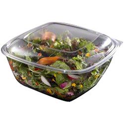 Large Clear 1000ml Square Tub (Qty: 150)