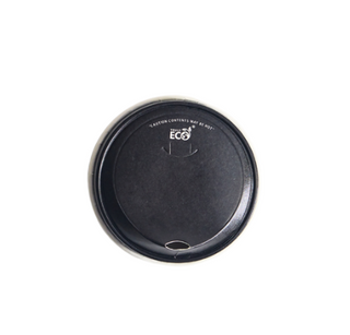 Truly Eco Paper Sipper Lids 80mm Black (QTY: 1000)