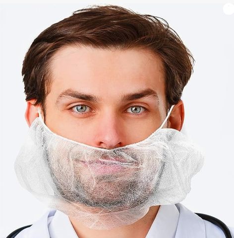 Beard Cover White