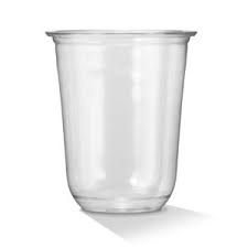 Clear Cup U Shaped 16oz (480ml) 95mm Cups(Qty:1000)