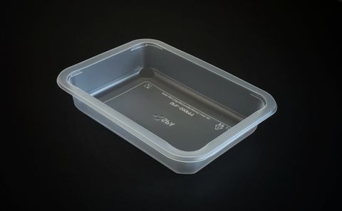 500ml PP Tray Clear 185 x 136 x 35mm