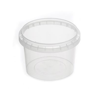 Clear 565ml Tamper Evident Bases (Qty: 450) (118mm x 85mm)