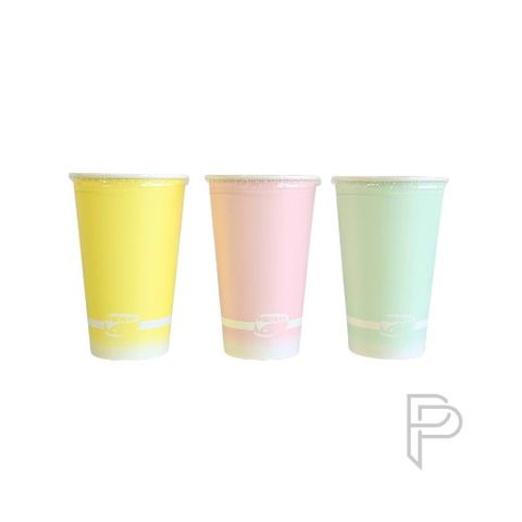 Coloured Cold Paper Kombi Cups 500ml / 16oz (90mm)(Qty:50)