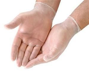 Powdered Small Glove Vinyl - Capri