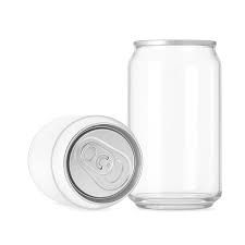 Can PET Clear 330ml with sipper lids(Qty:200)