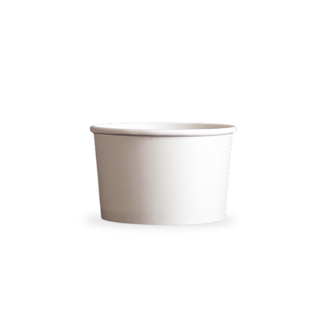 White 90ml / 3oz Ice Cream Cups(Qty:1000)