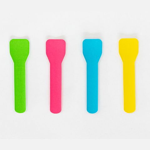 Assorted Coloured Paper Ice Cream Spoons (Qty: 600)