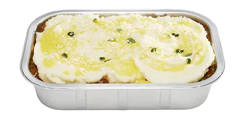 Smooth Silver Rectangle Foil Container 1000ml(Qty:500)