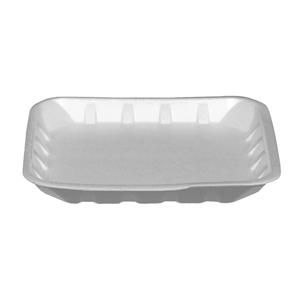 Foam Tray 9 X 7 Deep White-Sleeve