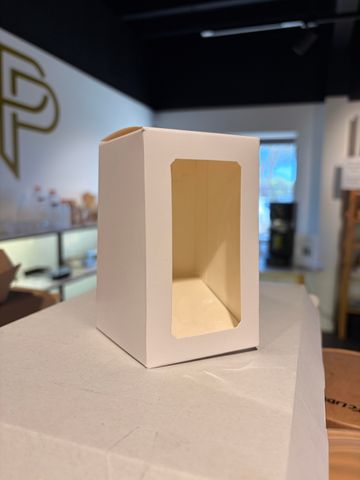 Sandwich Box with Pla Window - 115 x 68 x 68mm