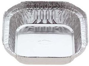 Deep Square Foil Container 340ml (FC325))Qty:1000)