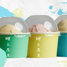 PET Dome Lid for 5oz Eco Ice Cream Cup (Qty: 50)