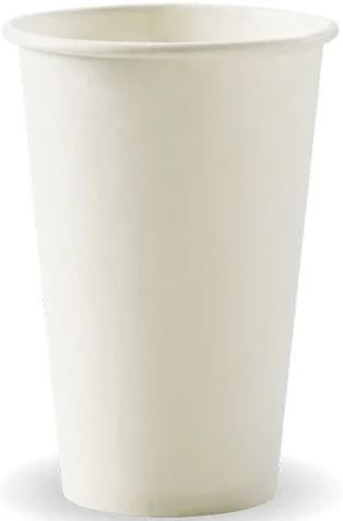12oz Single Wall Coffee Cup 80mm Dia (BC-12(80)W) (Qty: 1000)