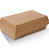 Brown/White Large Snack Box (205x106x76mm) (Qty: 250)